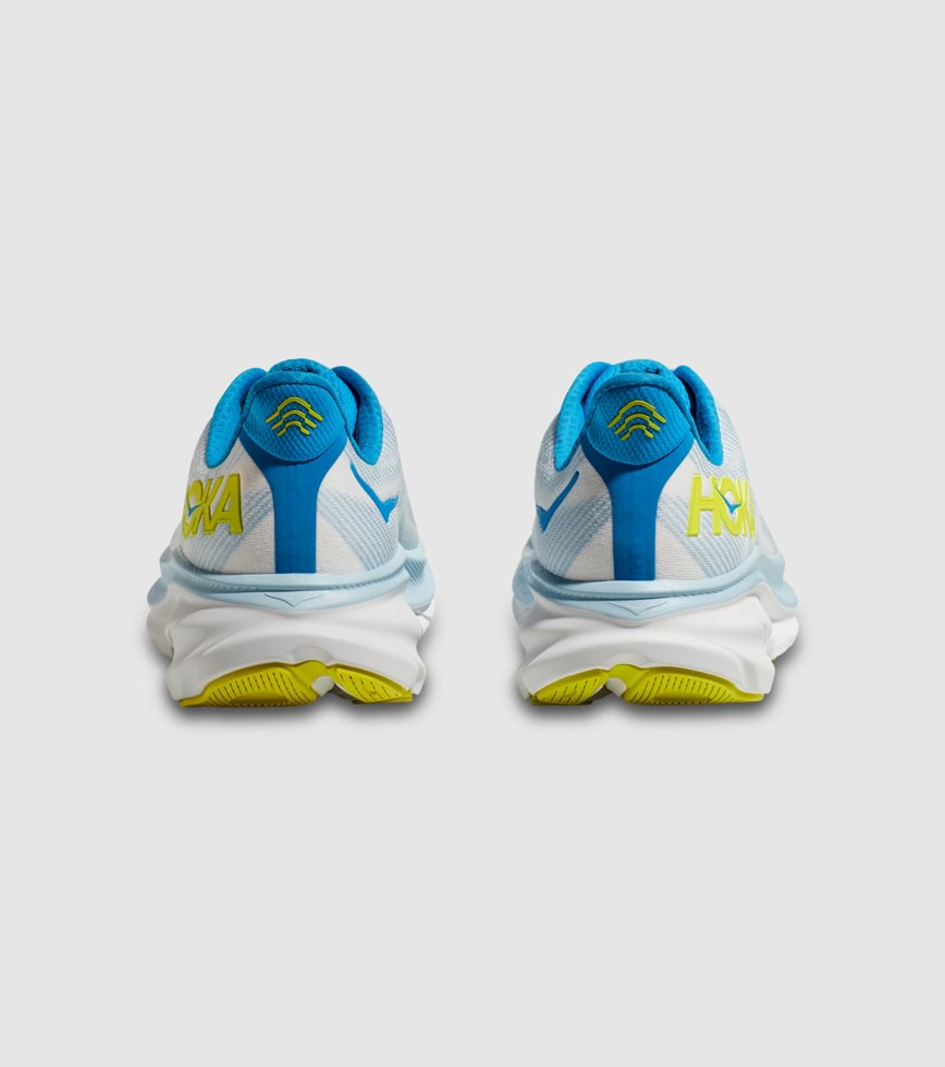 HOKA ONE ONE CLIFTON 9 MENS ICE WATER EVENING PRIMROSE The