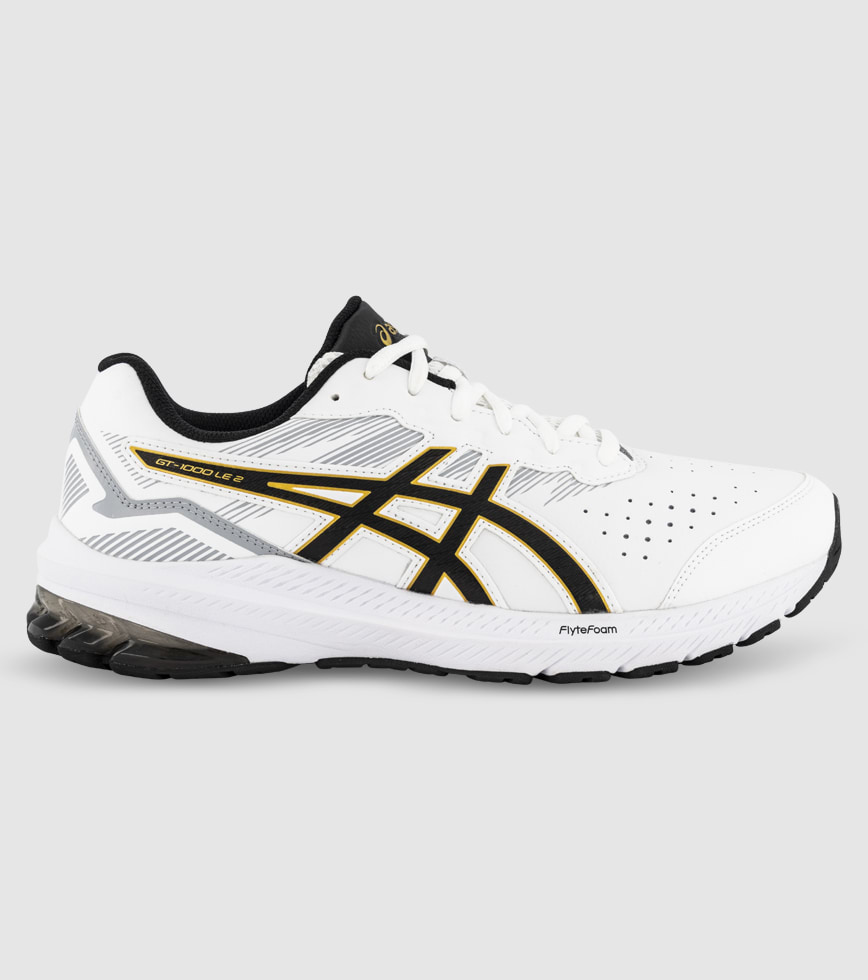 ASICS GT 1000 LE 2 2E MENS WHITE BLACK The Athlete s Foot