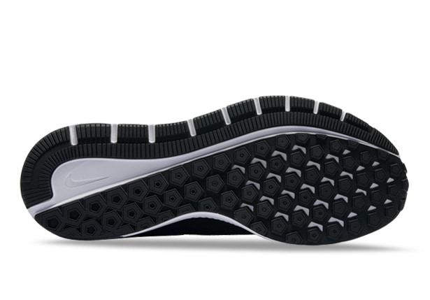 NIKE AIR ZOOM STRUCTURE 22 MENS BLACK WHITE GRIDIRON Black Mens