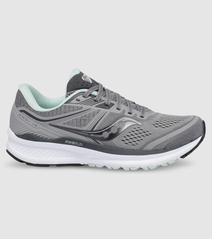 SAUCONY OMNI 19 D WOMENS ALLOY SKY