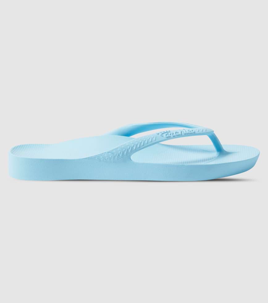 ARCHIES ARCH SUPPORT UNISEX THONG SKY BLUE