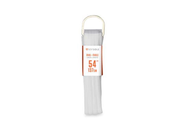 White shop oval laces