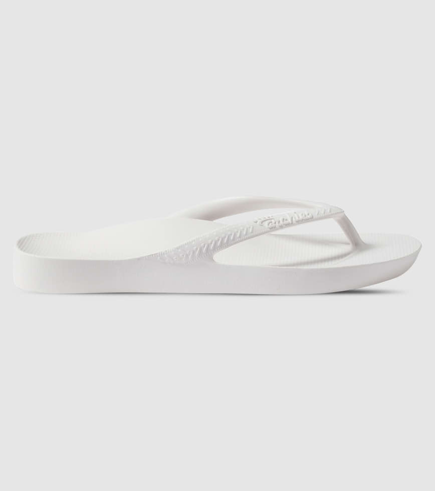 ARCHIES ARCH SUPPORT UNISEX JANDAL WHITE
