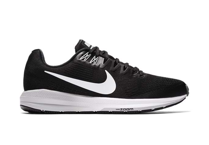 NIKE AIR ZOOM STRUCTURE 21 MENS BLACK 