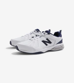 NEW BALANCE MX624 V5 (2E) MENS WHITE NAVY White Mens Training