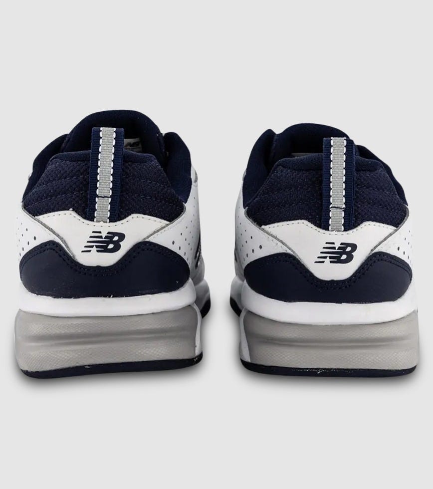 NEW BALANCE 624 V5 MENS WHITE NAVY The Athlete's Foot