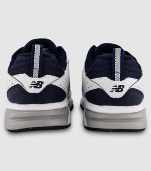 NEW BALANCE 624 V5 MENS WHITE NAVY The Athlete's Foot