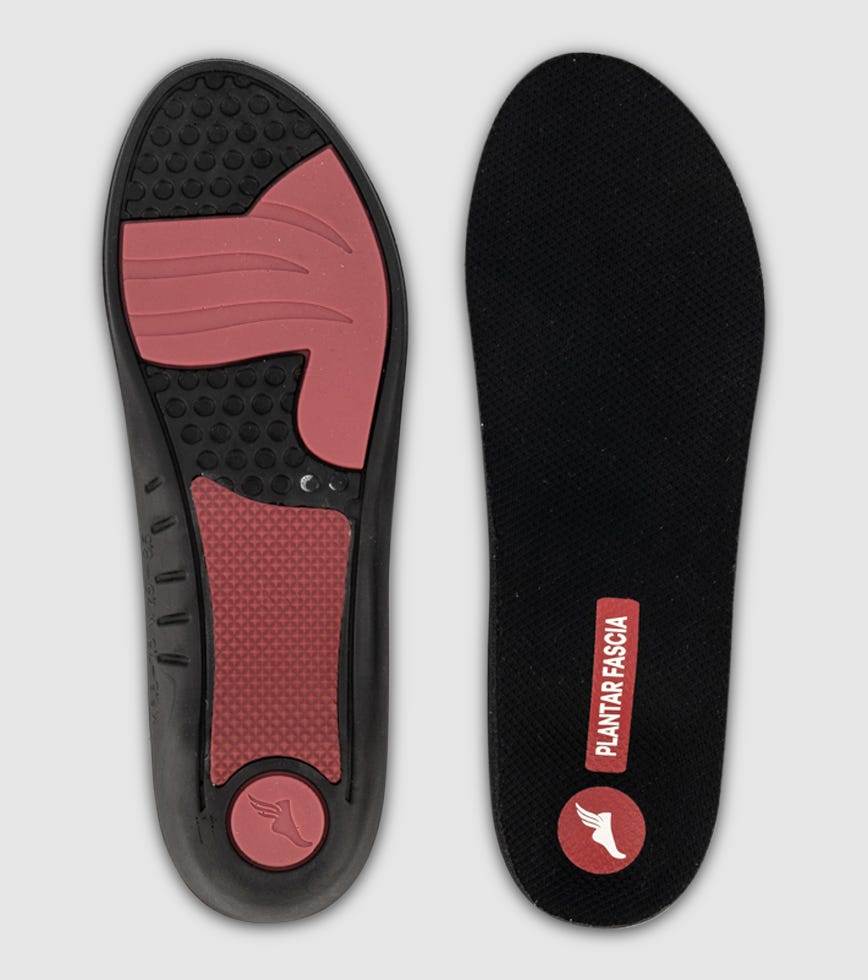 THE ATHLETES FOOT PLANTAR FASCIA INNERSOLE BLACK MAROON The