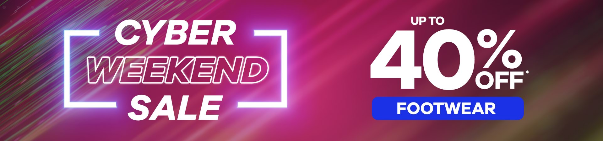 Cyber Weekend Sale