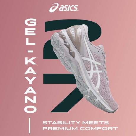 asics kayano athlete's foot