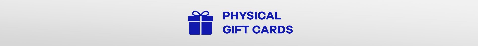 Physical Gift Cards