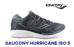 side view of Saucony Hurricane Iso 5 shoe