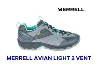 side view of Merrell Avian Light 2 Vent shoe